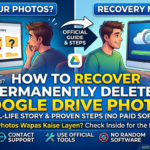 Recover Deleted Google Drive Photos
